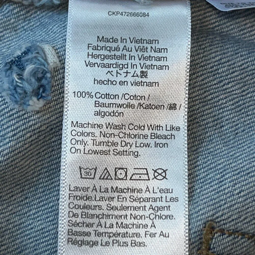 Madewell pleated denim